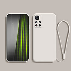 Coque Ultra Fine Silicone Souple 360 Degres Housse Etui YK2 pour Xiaomi Poco M4 Pro 5G Blanc