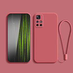 Coque Ultra Fine Silicone Souple 360 Degres Housse Etui YK2 pour Xiaomi Poco M4 Pro 5G Rouge