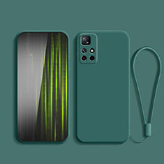 Coque Ultra Fine Silicone Souple 360 Degres Housse Etui YK2 pour Xiaomi Poco M4 Pro 5G Vert Nuit