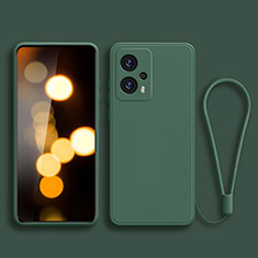 Coque Ultra Fine Silicone Souple 360 Degres Housse Etui YK2 pour Xiaomi Poco X4 GT 5G Vert Nuit