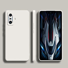 Coque Ultra Fine Silicone Souple 360 Degres Housse Etui YK2 pour Xiaomi Redmi K50 Gaming AMG F1 5G Blanc