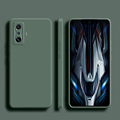 Coque Ultra Fine Silicone Souple 360 Degres Housse Etui YK2 pour Xiaomi Redmi K50 Gaming AMG F1 5G Vert