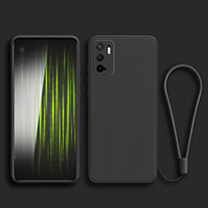 Coque Ultra Fine Silicone Souple 360 Degres Housse Etui YK2 pour Xiaomi Redmi Note 10 5G Noir