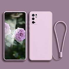 Coque Ultra Fine Silicone Souple 360 Degres Housse Etui YK2 pour Xiaomi Redmi Note 10 5G Violet Clair