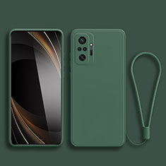 Coque Ultra Fine Silicone Souple 360 Degres Housse Etui YK2 pour Xiaomi Redmi Note 11 SE India 4G Vert Nuit