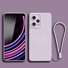 Coque Ultra Fine Silicone Souple 360 Degres Housse Etui YK2 pour Xiaomi Redmi Note 12 Pro 5G Violet Clair