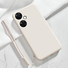 Coque Ultra Fine Silicone Souple 360 Degres Housse Etui YK3 pour OnePlus Nord CE 3 Lite 5G Blanc