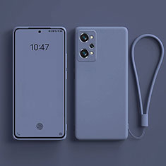 Coque Ultra Fine Silicone Souple 360 Degres Housse Etui YK3 pour Realme GT Neo 3T 5G Gris Lavende