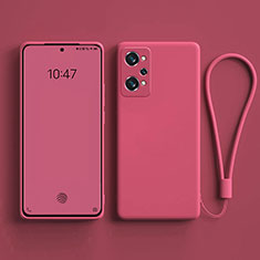 Coque Ultra Fine Silicone Souple 360 Degres Housse Etui YK3 pour Realme GT Neo 3T 5G Rose Rouge