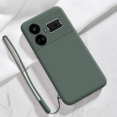 Coque Ultra Fine Silicone Souple 360 Degres Housse Etui YK3 pour Realme GT Neo5 5G Vert Nuit