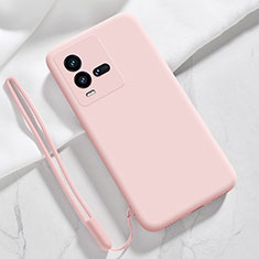 Coque Ultra Fine Silicone Souple 360 Degres Housse Etui YK3 pour Vivo iQOO 9T 5G Rose