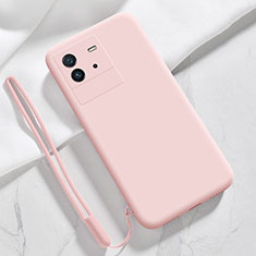 Coque Ultra Fine Silicone Souple 360 Degres Housse Etui YK3 pour Vivo iQOO Neo6 5G Rose