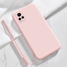 Coque Ultra Fine Silicone Souple 360 Degres Housse Etui YK3 pour Vivo V21s 5G Rose