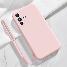 Coque Ultra Fine Silicone Souple 360 Degres Housse Etui YK3 pour Vivo V23 5G Rose