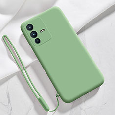 Coque Ultra Fine Silicone Souple 360 Degres Housse Etui YK3 pour Vivo V23 Pro 5G Vert