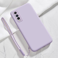 Coque Ultra Fine Silicone Souple 360 Degres Housse Etui YK3 pour Vivo Y51s 5G Violet Clair