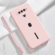 Coque Ultra Fine Silicone Souple 360 Degres Housse Etui YK3 pour Xiaomi Black Shark 4 Pro 5G Rose