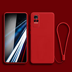 Coque Ultra Fine Silicone Souple 360 Degres Housse Etui YK3 pour Xiaomi Civi 5G Rouge