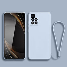 Coque Ultra Fine Silicone Souple 360 Degres Housse Etui YK3 pour Xiaomi Mi 11i 5G (2022) Bleu Clair