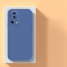 Coque Ultra Fine Silicone Souple 360 Degres Housse Etui YK3 pour Xiaomi Mi 12 Lite NE 5G Bleu
