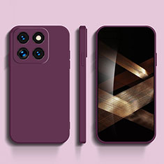 Coque Ultra Fine Silicone Souple 360 Degres Housse Etui YK3 pour Xiaomi Mi 14 5G Violet