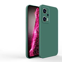 Coque Ultra Fine Silicone Souple 360 Degres Housse Etui YK3 pour Xiaomi Poco X4 GT 5G Vert Nuit