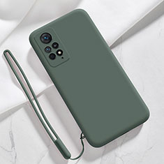 Coque Ultra Fine Silicone Souple 360 Degres Housse Etui YK3 pour Xiaomi Poco X4 Pro 5G Vert Nuit