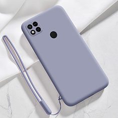 Coque Ultra Fine Silicone Souple 360 Degres Housse Etui YK3 pour Xiaomi Redmi 10A 4G Gris Lavende