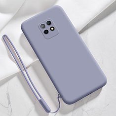 Coque Ultra Fine Silicone Souple 360 Degres Housse Etui YK3 pour Xiaomi Redmi 10X Pro 5G Gris Lavende