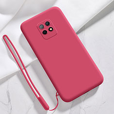 Coque Ultra Fine Silicone Souple 360 Degres Housse Etui YK3 pour Xiaomi Redmi 10X Pro 5G Rouge