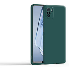 Coque Ultra Fine Silicone Souple 360 Degres Housse Etui YK3 pour Xiaomi Redmi K40 Pro 5G Vert