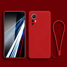 Coque Ultra Fine Silicone Souple 360 Degres Housse Etui YK3 pour Xiaomi Redmi K50 Ultra 5G Rouge