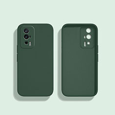 Coque Ultra Fine Silicone Souple 360 Degres Housse Etui YK3 pour Xiaomi Redmi K60 5G Vert Nuit