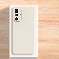 Coque Ultra Fine Silicone Souple 360 Degres Housse Etui YK3 pour Xiaomi Redmi Note 10 Pro 5G Blanc