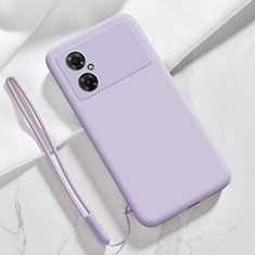Coque Ultra Fine Silicone Souple 360 Degres Housse Etui YK3 pour Xiaomi Redmi Note 11R 5G Violet
