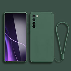 Coque Ultra Fine Silicone Souple 360 Degres Housse Etui YK3 pour Xiaomi Redmi Note 8 (2021) Vert Nuit