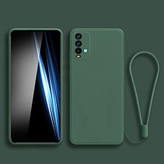 Coque Ultra Fine Silicone Souple 360 Degres Housse Etui YK3 pour Xiaomi Redmi Note 9 4G Vert Nuit