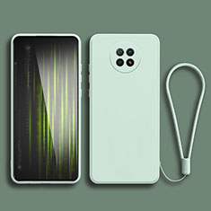 Coque Ultra Fine Silicone Souple 360 Degres Housse Etui YK3 pour Xiaomi Redmi Note 9T 5G Pastel Vert