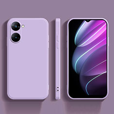 Coque Ultra Fine Silicone Souple 360 Degres Housse Etui YK4 pour Realme 10S 5G Violet Clair