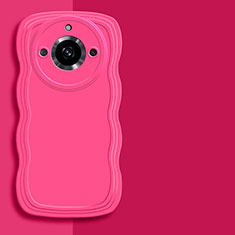 Coque Ultra Fine Silicone Souple 360 Degres Housse Etui YK4 pour Realme Narzo 60 5G Rose Rouge