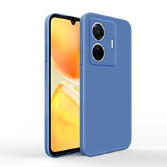 Coque Ultra Fine Silicone Souple 360 Degres Housse Etui YK4 pour Vivo iQOO Z6 Pro 5G Bleu