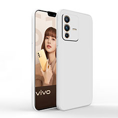 Coque Ultra Fine Silicone Souple 360 Degres Housse Etui YK4 pour Vivo V23 5G Blanc