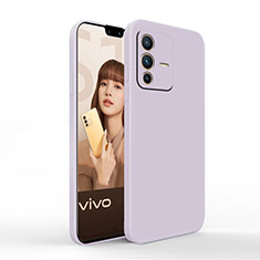 Coque Ultra Fine Silicone Souple 360 Degres Housse Etui YK4 pour Vivo V23 5G Violet Clair