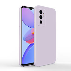 Coque Ultra Fine Silicone Souple 360 Degres Housse Etui YK4 pour Vivo V23e 5G Violet Clair