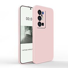 Coque Ultra Fine Silicone Souple 360 Degres Housse Etui YK4 pour Vivo X70 Pro+ Plus 5G Rose