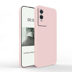 Coque Ultra Fine Silicone Souple 360 Degres Housse Etui YK4 pour Vivo Y74s 5G Rose