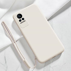 Coque Ultra Fine Silicone Souple 360 Degres Housse Etui YK4 pour Xiaomi Civi 1S 5G Blanc