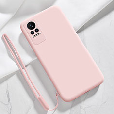 Coque Ultra Fine Silicone Souple 360 Degres Housse Etui YK4 pour Xiaomi Civi 1S 5G Rose