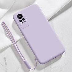 Coque Ultra Fine Silicone Souple 360 Degres Housse Etui YK4 pour Xiaomi Civi 1S 5G Violet Clair