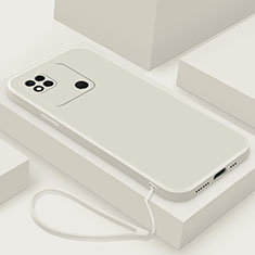 Coque Ultra Fine Silicone Souple 360 Degres Housse Etui YK4 pour Xiaomi POCO C3 Blanc
